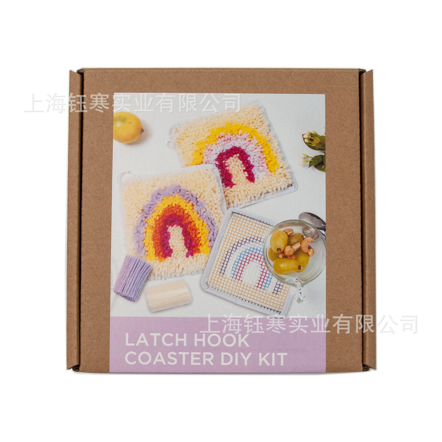 彩虹巢创意手工DIY材料包成品展示与亲子陪伴