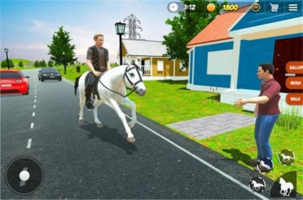 越野马的士模拟器(Offroad Horse Taxi Simulator game) 夜间山路驾驶游戏实拍图