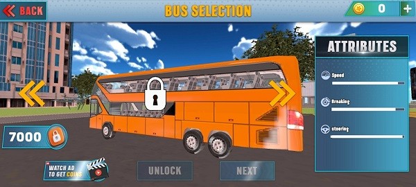 Crazy Bus Driver 安卓版 游戏截图 巴士驾驶画面