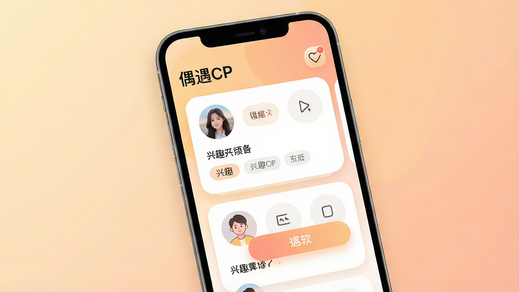 一张手机屏幕展示社交应用界面的图片,画面中央是名为